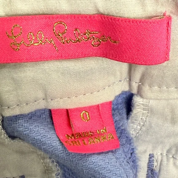 Lilly Pulitzer Women's Shorts Bundle 2 Pairs Size 0 Scallop Floral Preppy Summer - Picture 10 of 16